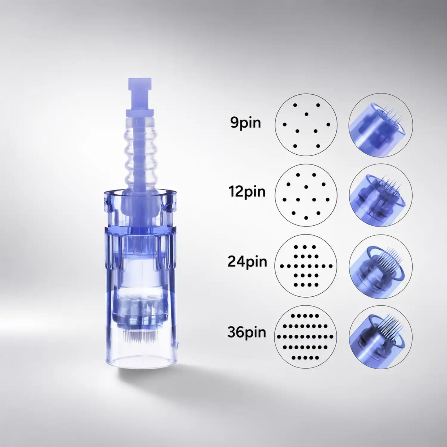 Dr. Pen A6 Enhanced Renewal Skin, 9/12/24/36 Cartridges Microneedling Bundle