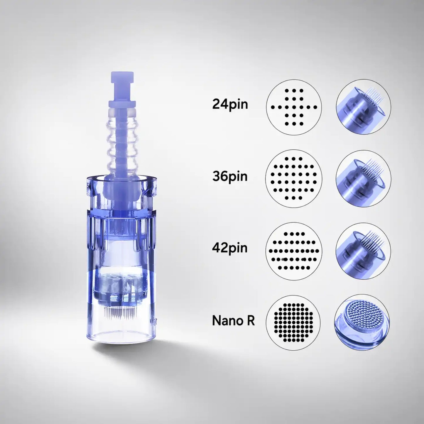 Dr. Pen A6 Revitalizing Precision Care, 24/36/42/nano-r Cartridges Microneedling Bundle