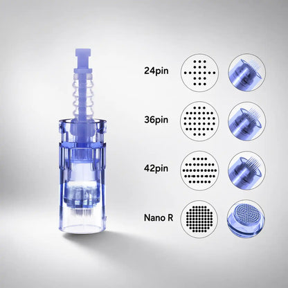 Dr. Pen A6 Revitalizing Precision Care, 24/36/42/nano-r Cartridges Microneedling Bundle