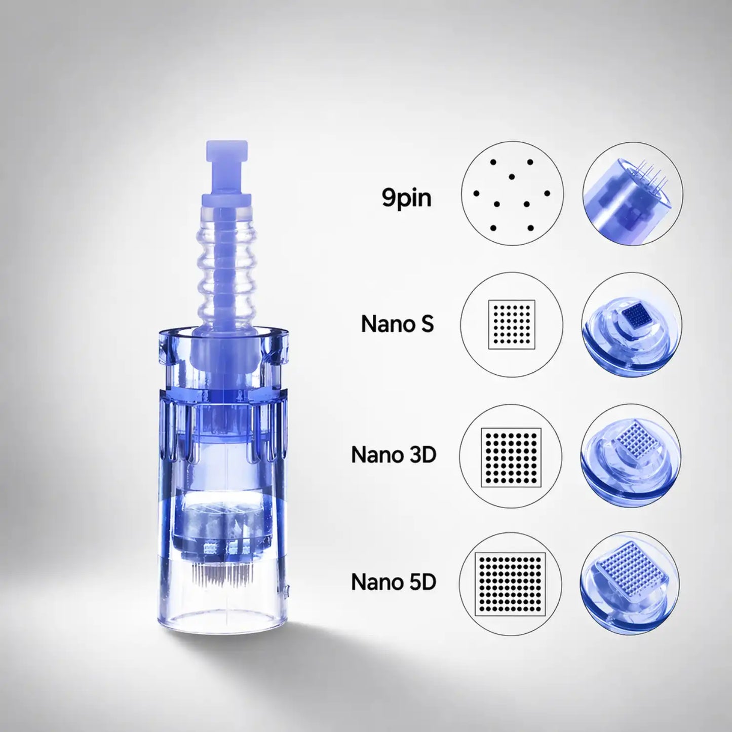 Dr. Pen A6 Renewing Comfort Touch, 9/nano-s/3d/5d Cartridges Microneedling Bundle