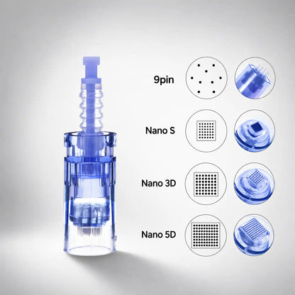 Dr. Pen A6 Renewing Comfort Touch, 9/nano-s/3d/5d Cartridges Microneedling Bundle