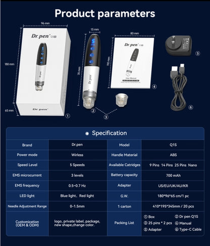 Dr. Pen Q1S Microneedling Pen